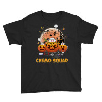 Chemo Squad Halloween Oncology Nurse Infusion Pumpkin Youth Tee | Artistshot