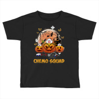 Chemo Squad Halloween Oncology Nurse Infusion Pumpkin Toddler T-shirt | Artistshot