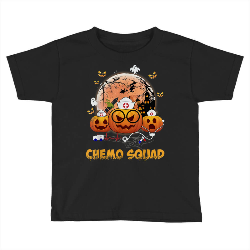 Chemo Squad Halloween Oncology Nurse Infusion Pumpkin Toddler T-shirt by ReginaldLewisMay | Artistshot