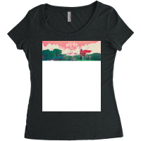 City In The Distance Women's Triblend Scoop T-shirt | Artistshot