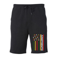 Trending Juneteenth Flag Black Power Fists Fleece Short | Artistshot