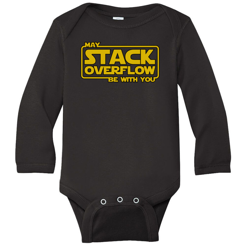 Stack Overflow With You Long Sleeve Baby Bodysuit by RonaldLagman | Artistshot