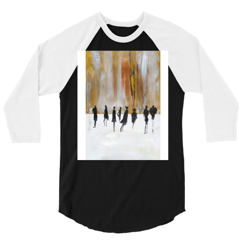 Cityscape Abstract Black Silhouettes 3/4 Sleeve Shirt by toufieenteksd | Artistshot