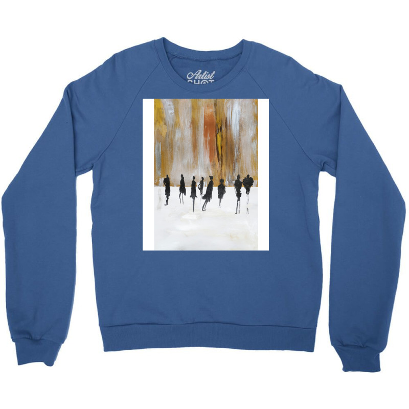 Cityscape Abstract Black Silhouettes Crewneck Sweatshirt by toufieenteksd | Artistshot