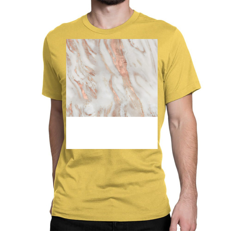 Civezza   Rose Gold Marble Classic T-shirt by toufieenteksd | Artistshot