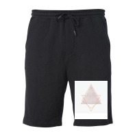 Blush Copper Geometric Syndrome 1 Fleece Short | Artistshot