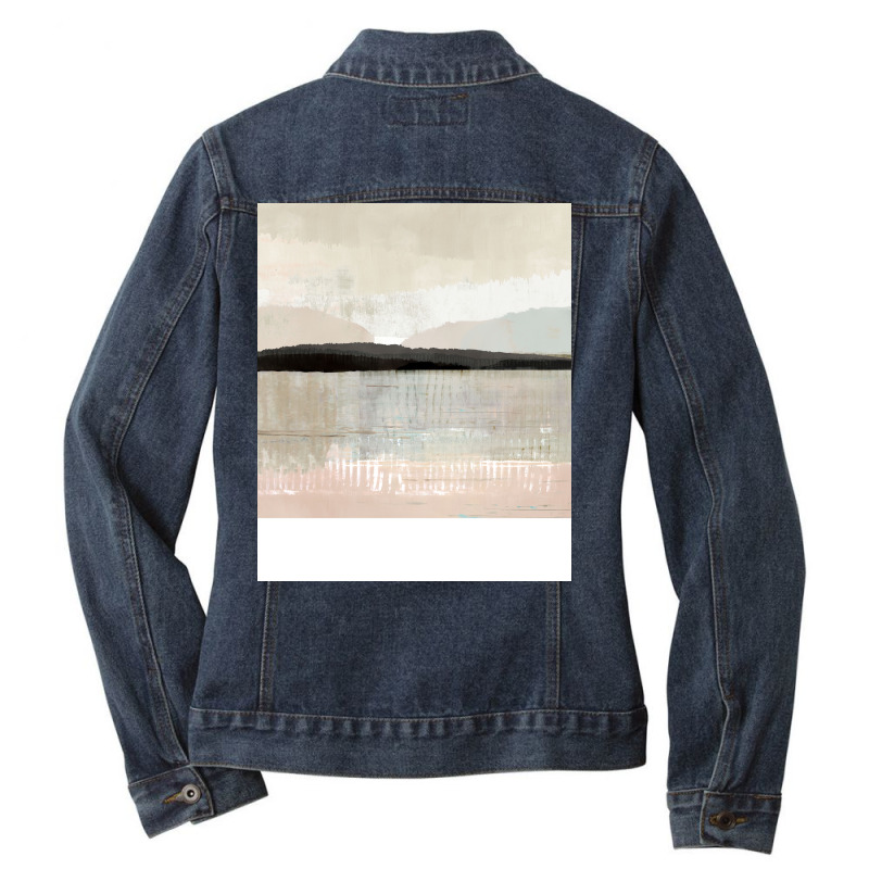 Blush Horizon Ii Ladies Denim Jacket by ohtoivamm | Artistshot