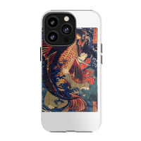 Fighting The Giant Carp Japanese Tshirt Iphone 13 Pro Case | Artistshot