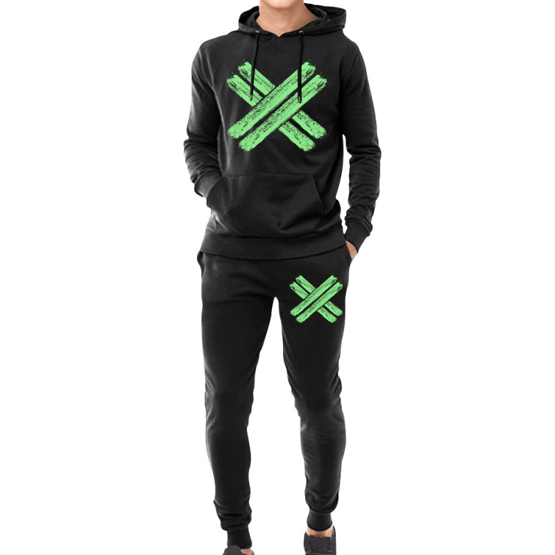 Trending Game Warden - Green Lines Wildlife Officer Forest Ranger Hoodie & Jogger Set | Artistshot