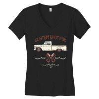 Hot Rod Patina Cameo White Women's V-neck T-shirt | Artistshot