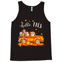 Hello Fall Owls In Car Autunm T  Shirt Owls Hello Fall   Owls In Car P Tank Top | Artistshot