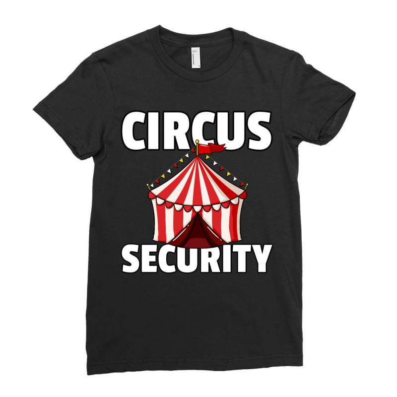 Circus Staff Security Gift Ringmaster Clown Pullover Hoodie Ladies Fitted T-Shirt by ReginaldLewisMay | Artistshot