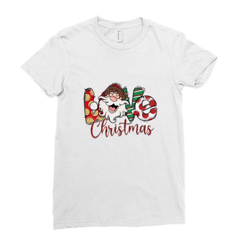 Love Christmas Ladies Fitted T-Shirt by merlewilliamson | Artistshot