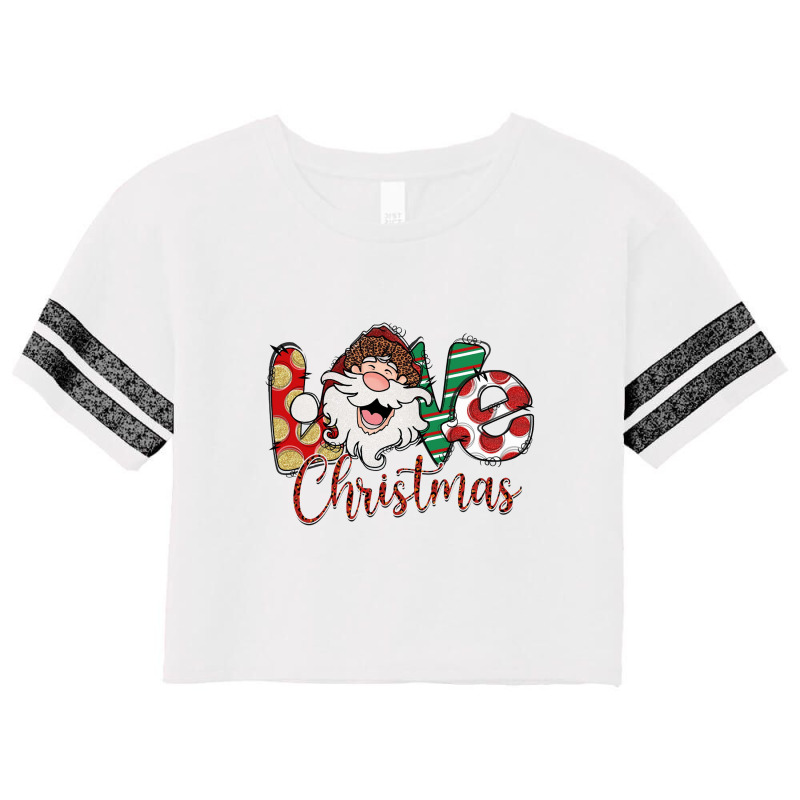 Love Christmas Scorecard Crop Tee by merlewilliamson | Artistshot