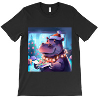 Limited Edition Cute Hippopotamus Drawing-m4hfr T-shirt | Artistshot