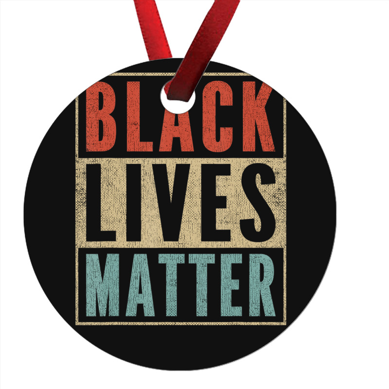 Vintage Black Lives Matter Retro 70s 80s Style Blm Ornament | Artistshot