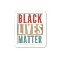 Vintage Black Lives Matter Retro 70s 80s Style Blm Sticker | Artistshot