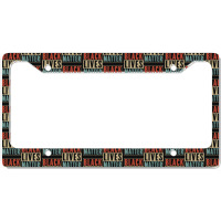 Vintage Black Lives Matter Retro 70s 80s Style Blm License Plate Frame | Artistshot