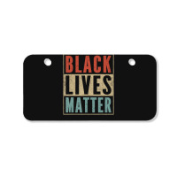 Vintage Black Lives Matter Retro 70s 80s Style Blm Bicycle License Plate | Artistshot