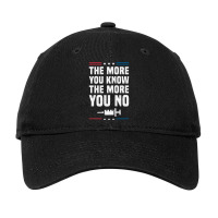 The More You Know The More You No Anti Vaccine Mandates Long Sleeve Adjustable Cap | Artistshot