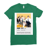 Aşk 101 Minimalist Poster Ladies Fitted T-shirt | Artistshot