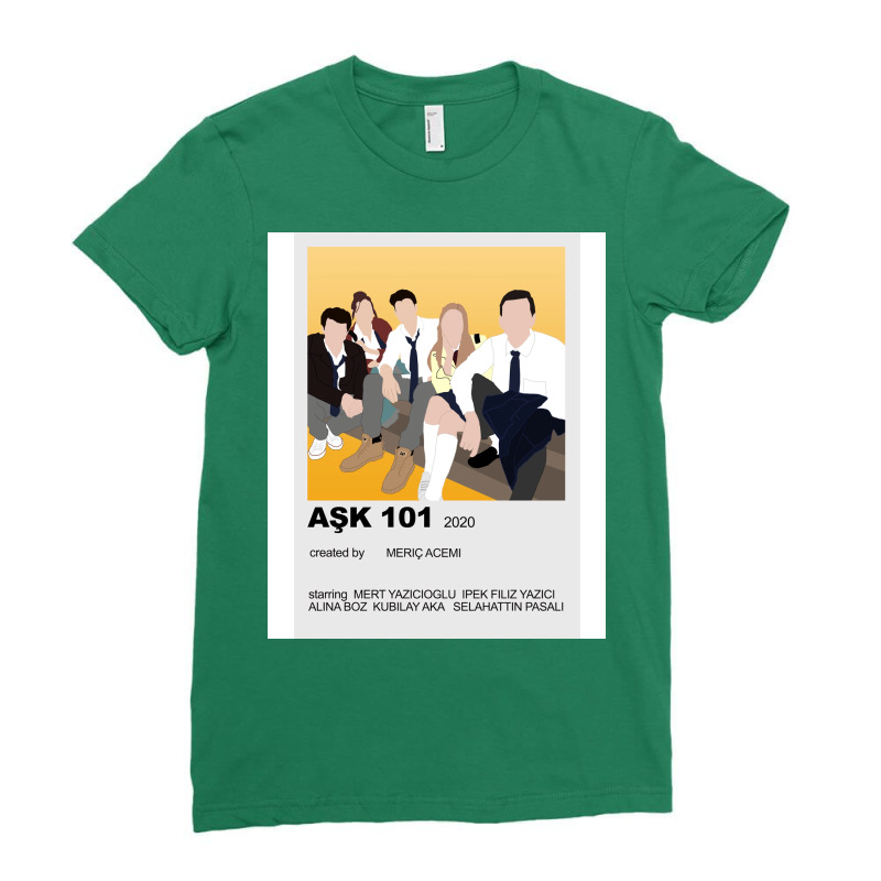 Aşk 101 Minimalist Poster Ladies Fitted T-Shirt by shagensuntios | Artistshot