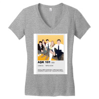 Aşk 101 Minimalist Poster Women's V-neck T-shirt | Artistshot