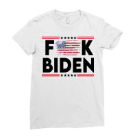 Biden Fk Biggest Idiot Democrats Ever Nominated     Love Ladies Fitted T-shirt | Artistshot