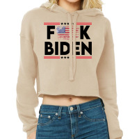 Biden Fk Biggest Idiot Democrats Ever Nominated     Love Cropped Hoodie | Artistshot