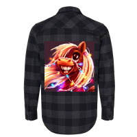 Hot Trend Cute Horse Drawing-gnqen Flannel Shirt | Artistshot