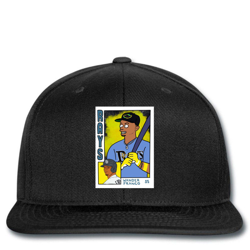 Wander Franco Simpsons Inspired Baseball Card Parody By Cousscards Printed Hat | Artistshot