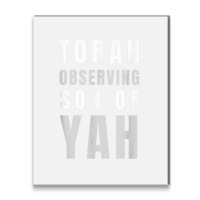 Torah Observing Son Of Yah Messianic Hebrew Roots T Shirt Metal Print Vertical | Artistshot