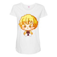 Sleeping Hashira Chibi Zenit Su Maternity Scoop Neck T-shirt | Artistshot