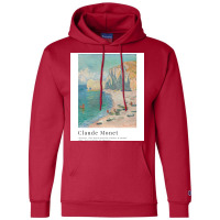 Claude Monet   Etretat1 Champion Hoodie | Artistshot