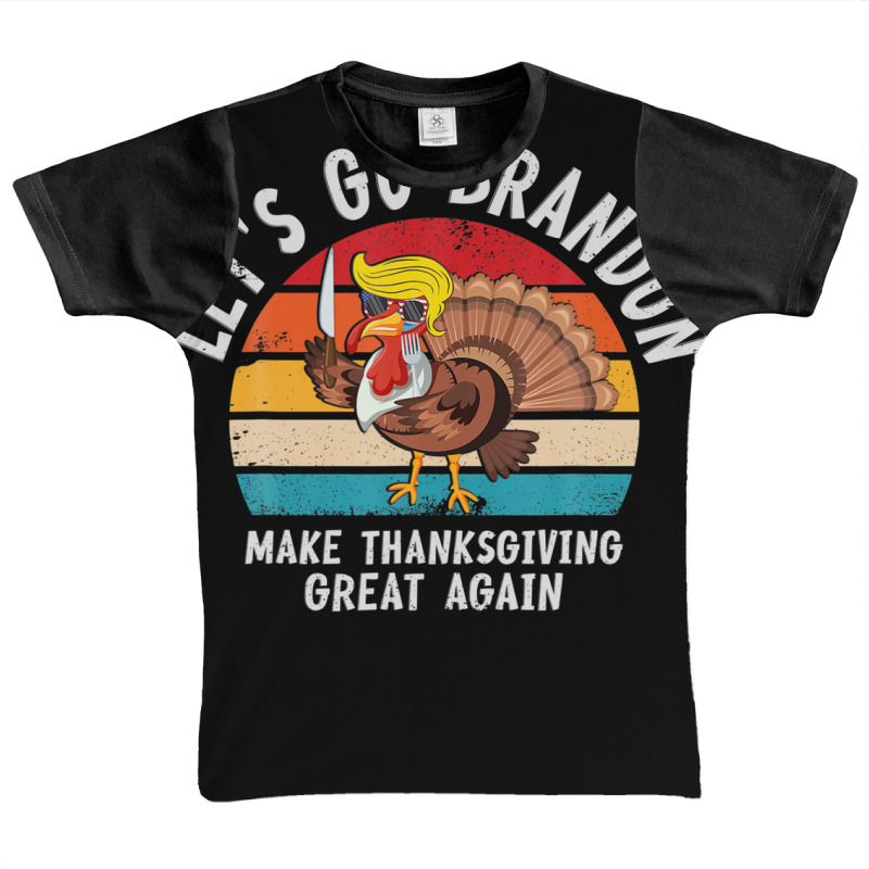 Let's Go Branson Brandon Thanksgiving And Funny Trump Turkey Graphic Youth T-shirt | Artistshot