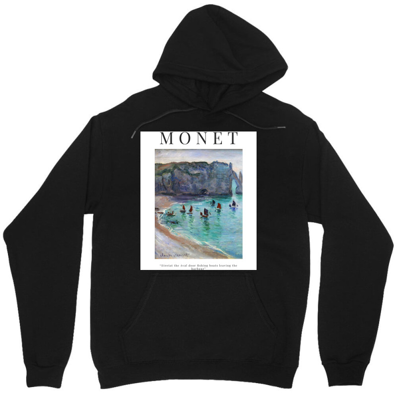 Claude Monet   Etretat2 Unisex Hoodie by toufieenteksd | Artistshot