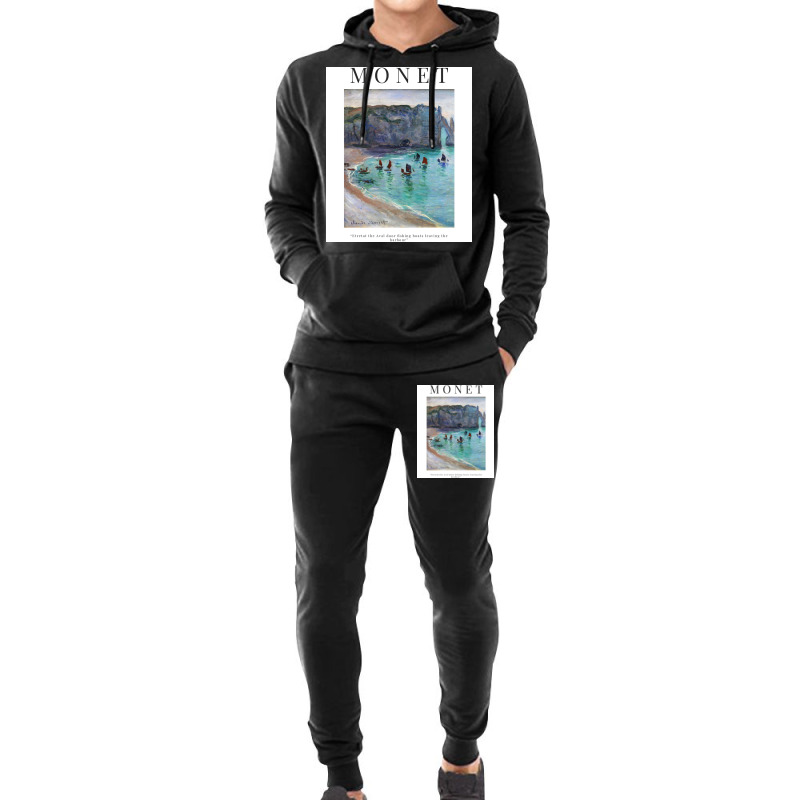 Claude Monet   Etretat2 Hoodie & Jogger set by toufieenteksd | Artistshot