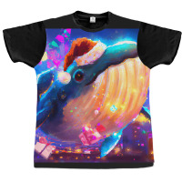 Hot Trend Cute Humpback Whale Drawing Graphic T-shirt | Artistshot