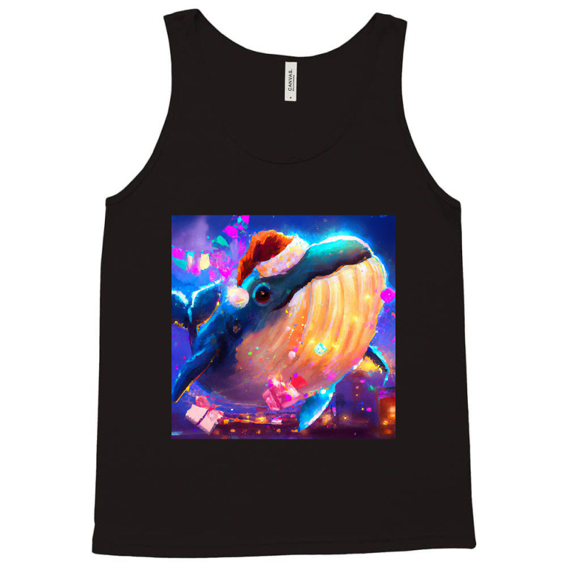 Hot Trend Cute Humpback Whale Drawing Tank Top | Artistshot