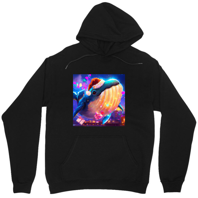 Hot Trend Cute Humpback Whale Drawing Unisex Hoodie | Artistshot