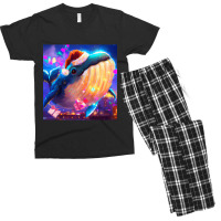 Hot Trend Cute Humpback Whale Drawing Men's T-shirt Pajama Set | Artistshot