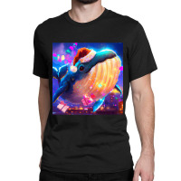 Hot Trend Cute Humpback Whale Drawing Classic T-shirt | Artistshot