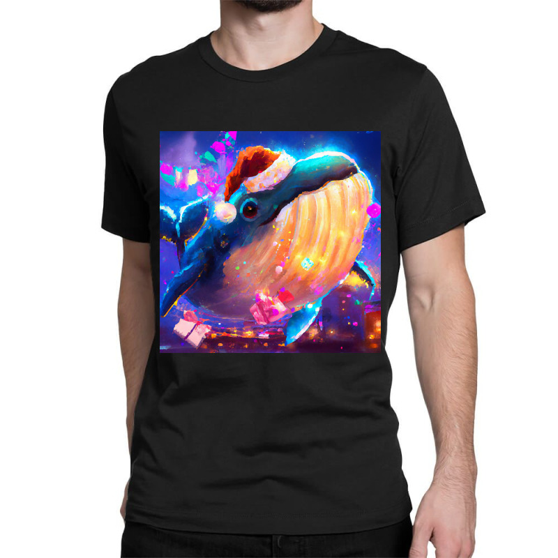 Hot Trend Cute Humpback Whale Drawing Classic T-shirt | Artistshot