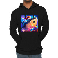 Hot Trend Cute Humpback Whale Drawing Lightweight Hoodie | Artistshot