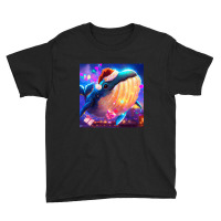 Hot Trend Cute Humpback Whale Drawing Youth Tee | Artistshot