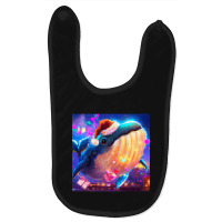 Hot Trend Cute Humpback Whale Drawing Baby Bibs | Artistshot