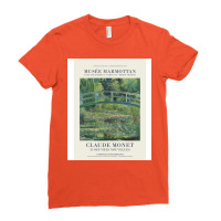 Claude Monet   The Water Lily Pond Ladies Fitted T-shirt | Artistshot