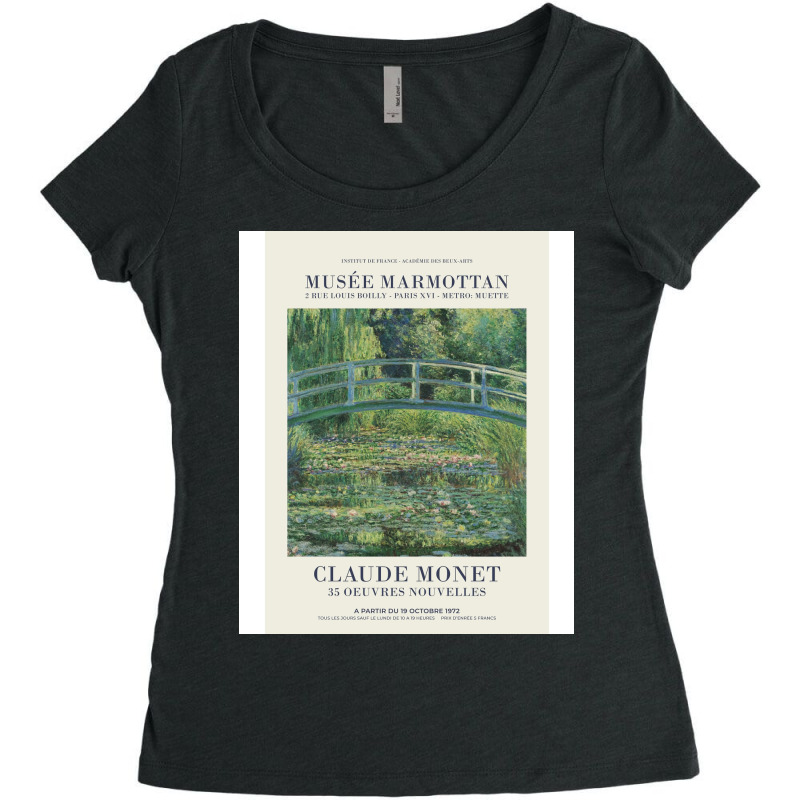 Claude Monet   The Water Lily Pond Women's Triblend Scoop T-shirt by toufieenteksd | Artistshot