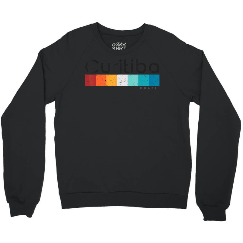 Vintage Curitiba Brazil 1980s Retro Crewneck Sweatshirt by hongquangd | Artistshot