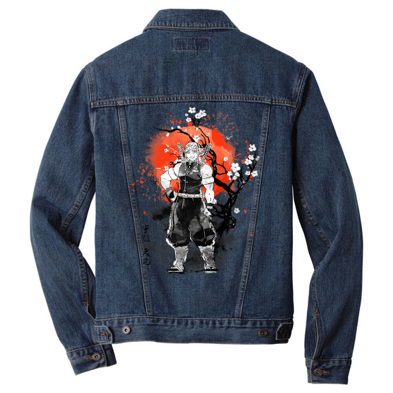 Sound Hashira At Cherry Blossom Men Denim Jacket by ashdhacreanei | Artistshot